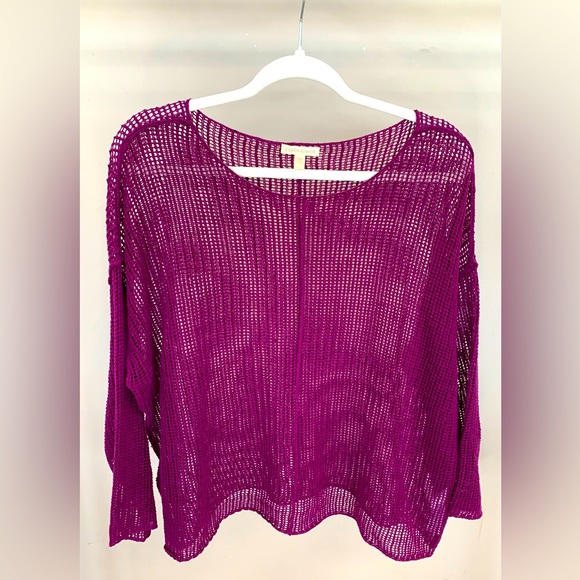 Eileen Fisher Tops - Eileen Fisher Organic Linen knit Top